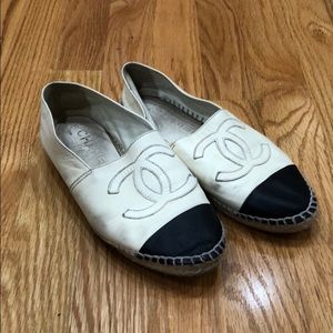 Chanel Leather Espadrilles